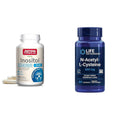 Jarrow Inositol 750mg & Life Extension NAC 600mg Bundle - 160 Capsules