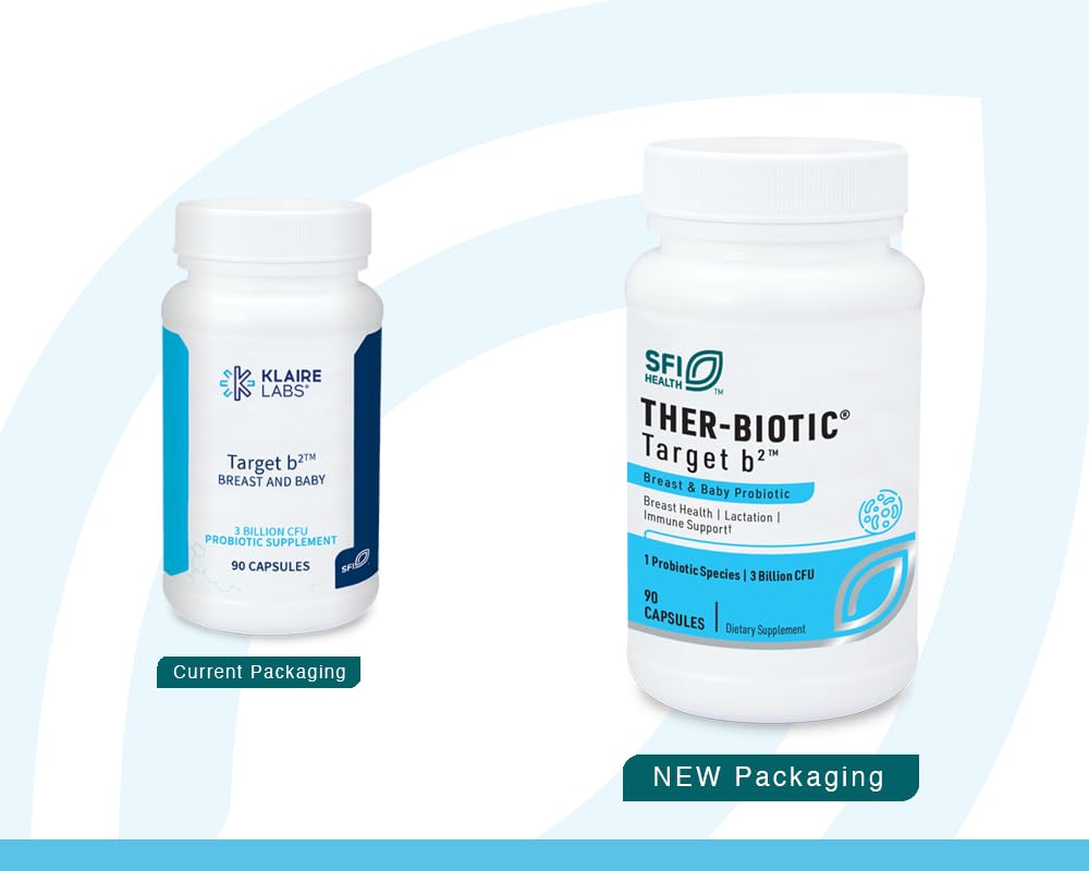 SFI Health Ther-Biotic Target B2 Lactation Probiotic - 90 Capsules - image 2