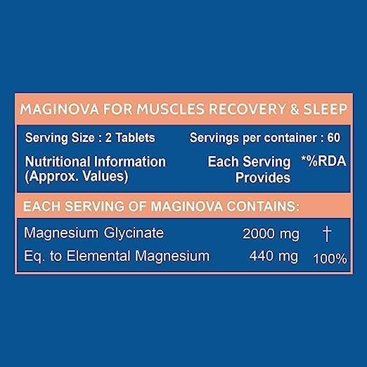 Generic Magnesium Glycinate 2000mg Supplement - 120 Vegetarian Capsules - image 5