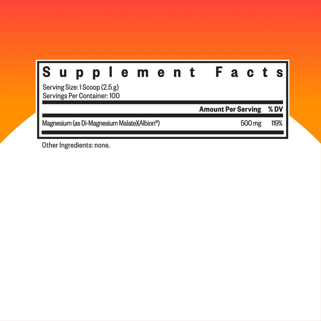 Seeking Health Magnesium Malate Powder 500 mg - 100 Servings - image 2
