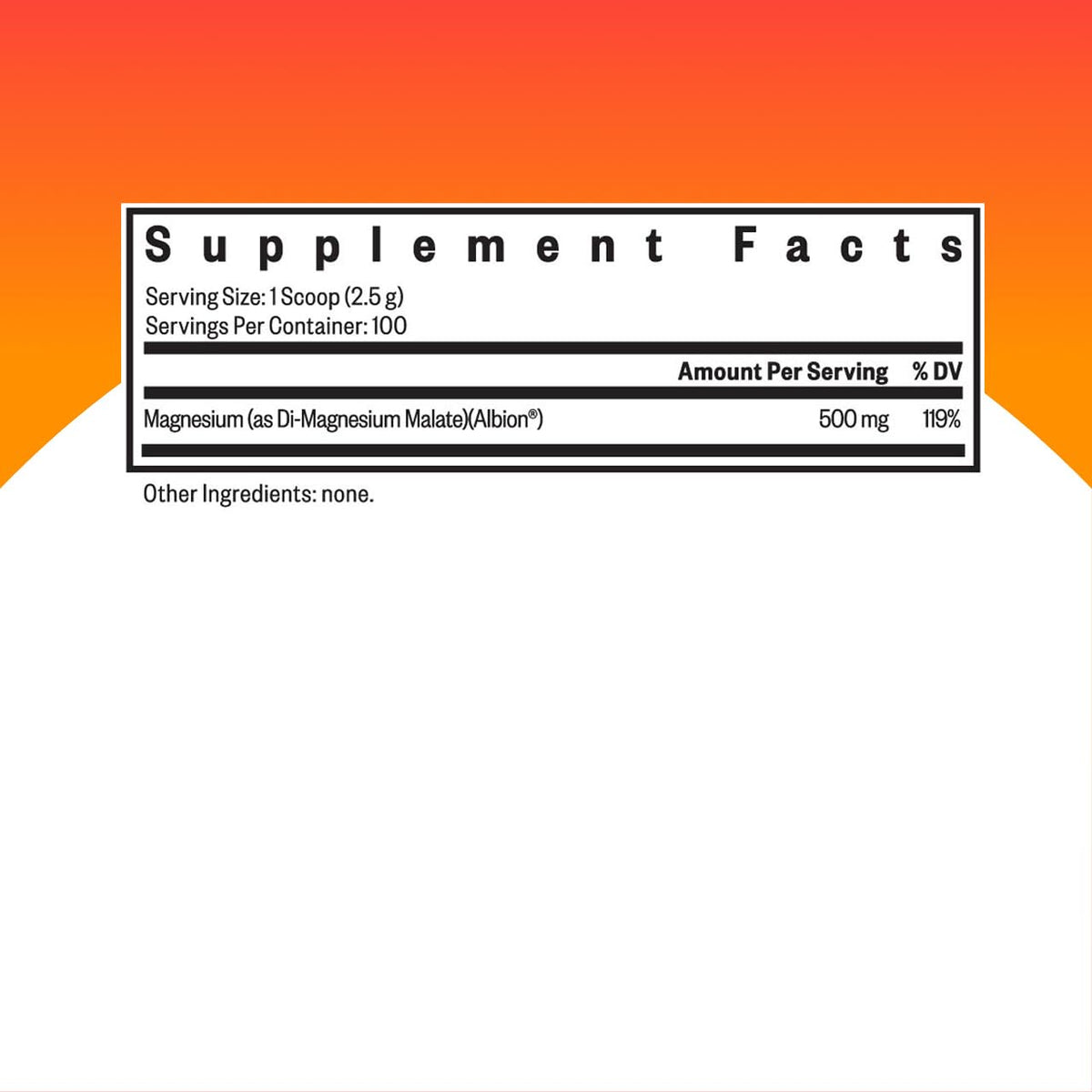 Seeking Health Magnesium Malate Powder 500 mg - 100 Servings - image 2