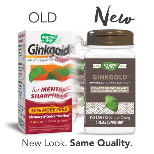 Nature's Way Ginkgold 60 mg Tablets - 300 Count - image 2