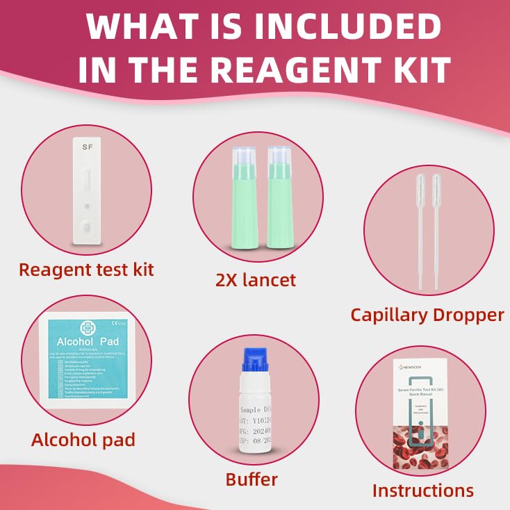 Kueysing Iron Deficiency Testing Kit - 2 Tests - image 2
