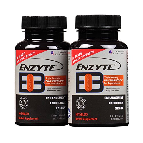 Enzyte MRC Enzyte3 Natural Male Enhancement Supplement - 60 Tablets