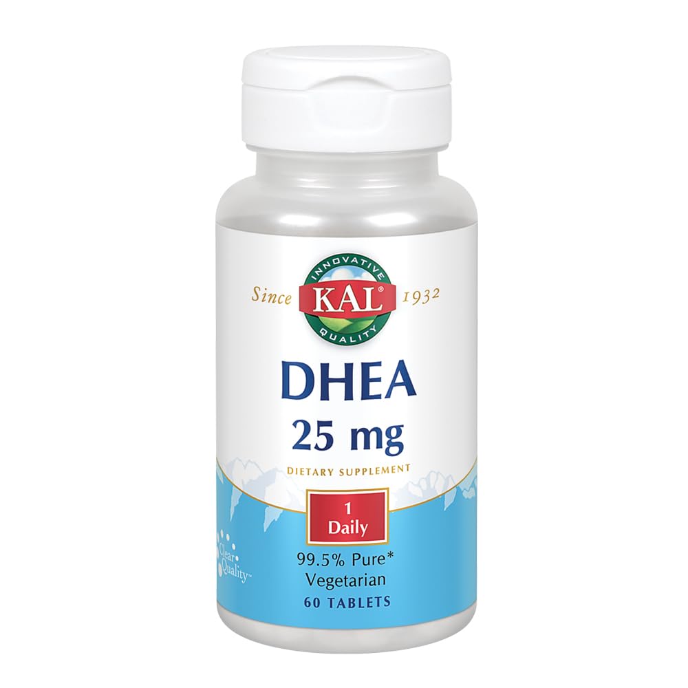 KAL DHEA for Men & Women - 60 Vegetarian Tablets