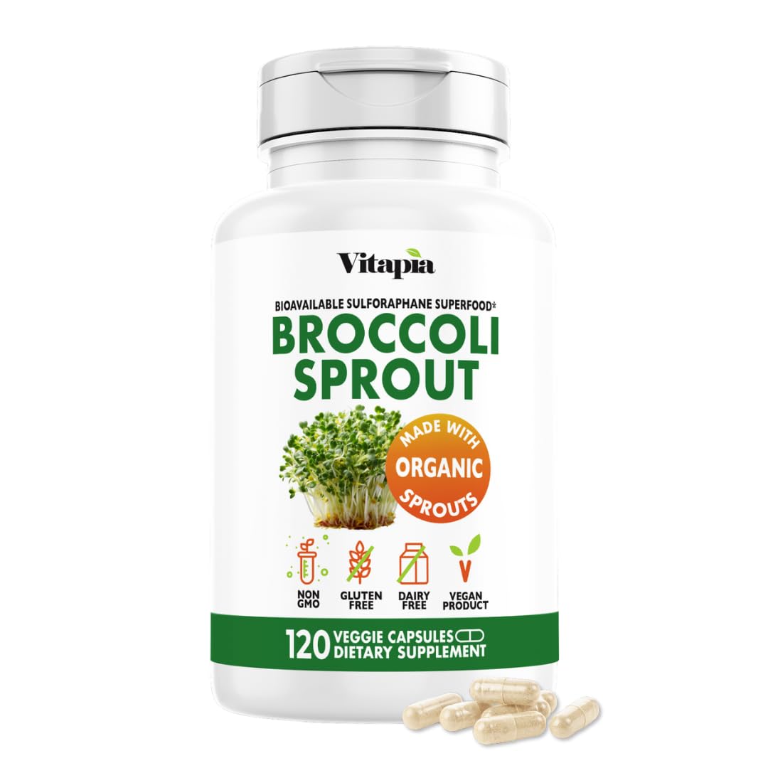 Vitapia Organic Broccoli Sprout & Cauliflower Supplements