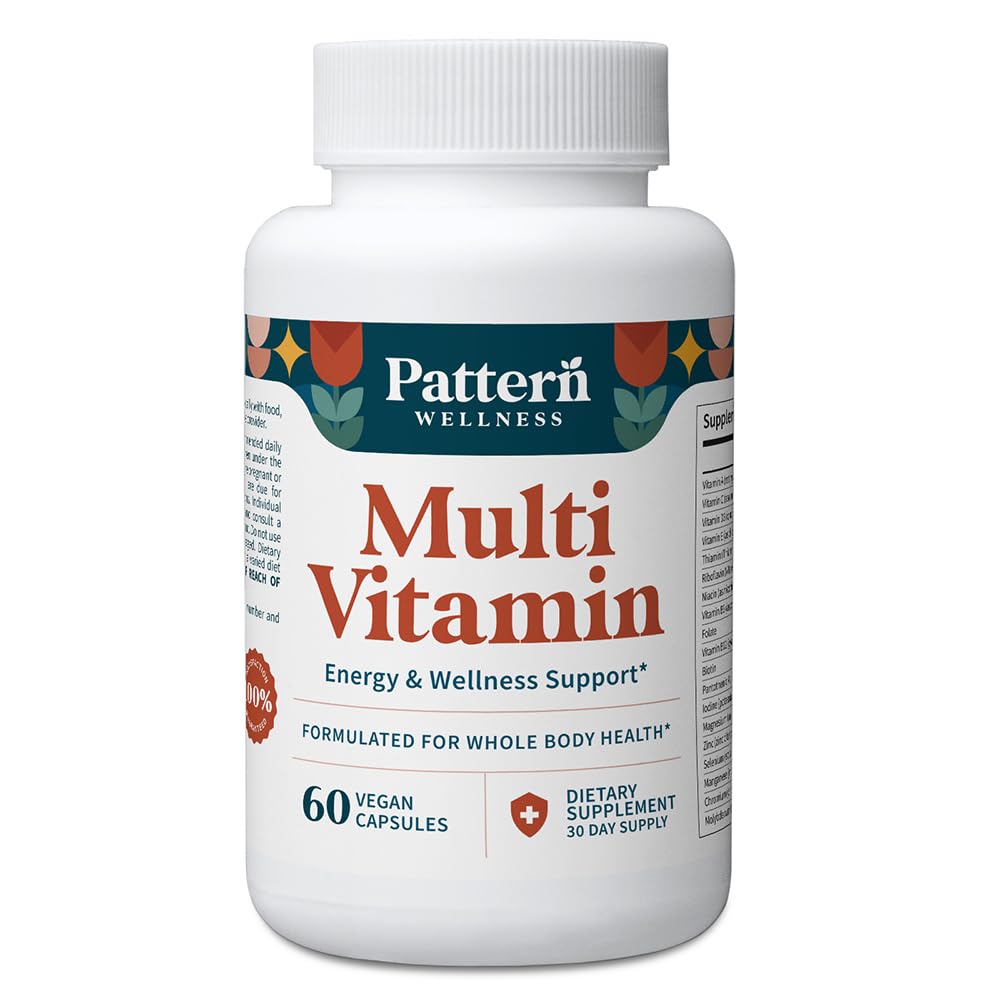 Pattern Wellness Multivitamin for Men & Women - 60 Vegan Capsules