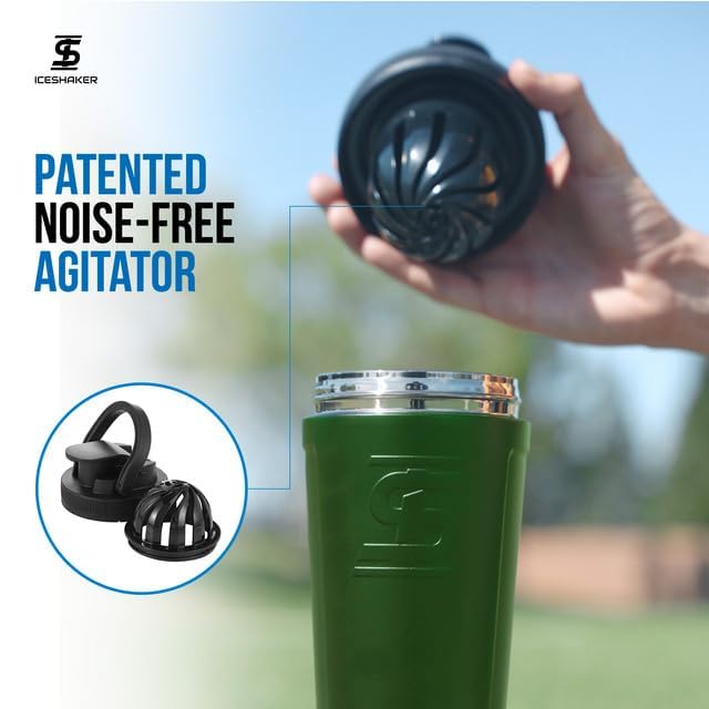 Ice Shaker Insulated Stainless Steel Shaker Bottle