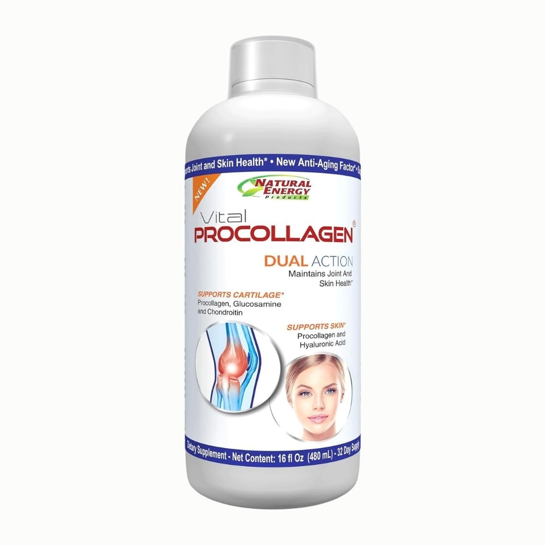 Natural Energy Vital Procollagen - Liquid Hydrolyzed Collagen Protein