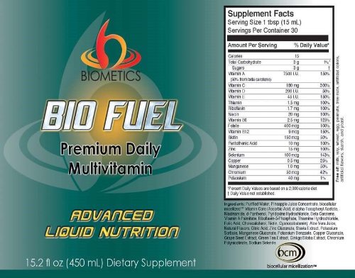Youngevity, biometics Youngevity Bio Fuel Daily Multivitamin Liquid - 15 oz - image 2