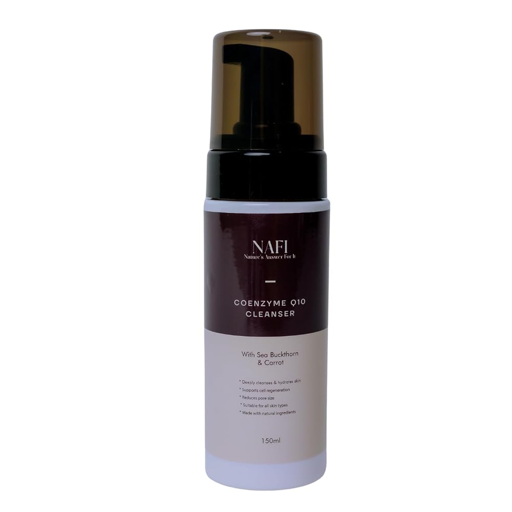 NAFI Coenzyme Q10 Face Cleanser with Sea Buckthorn & Carrot - 150ml