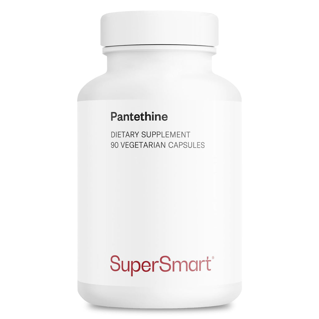 Supersmart Pantesin Pantethine 600 mg Vitamin B5 - 90 Vegetarian Capsules