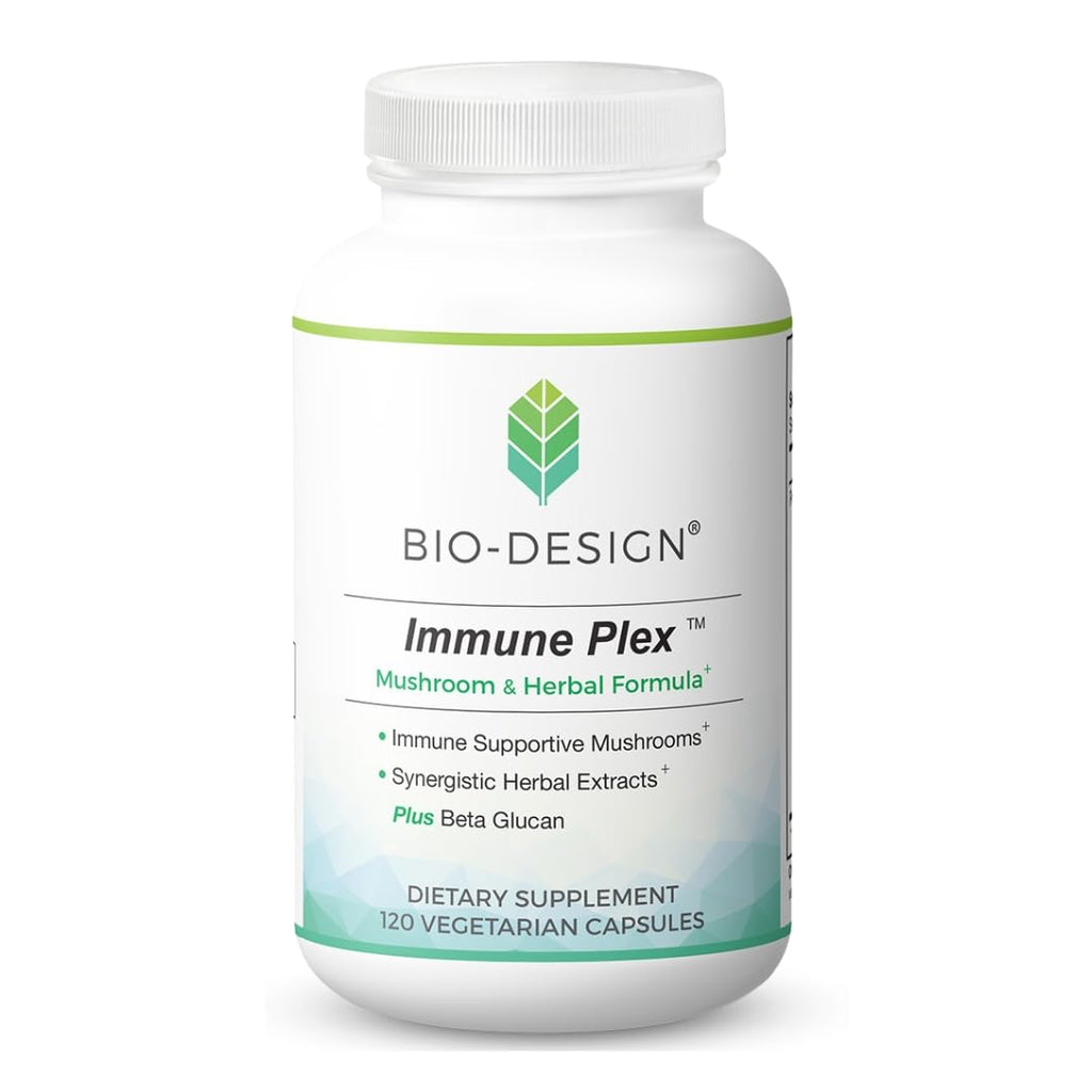 Bio-Design Immune Plex Mushroom & Herbal Formula - 120 Capsules