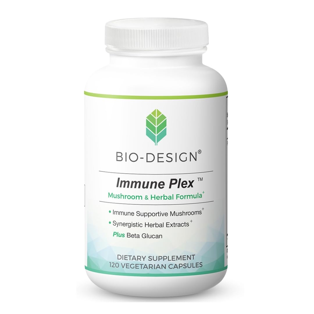 Bio-Design Immune Plex Mushroom & Herbal Formula - 120 Capsules