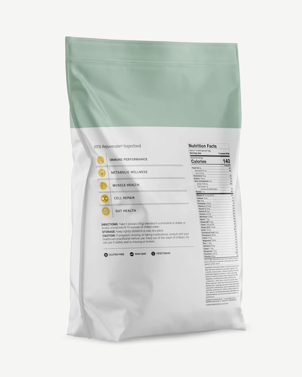 BIG BOLD HEALTH HTB Rejuvenate Plant-Based Protein Powder - 14 Servings - image 7