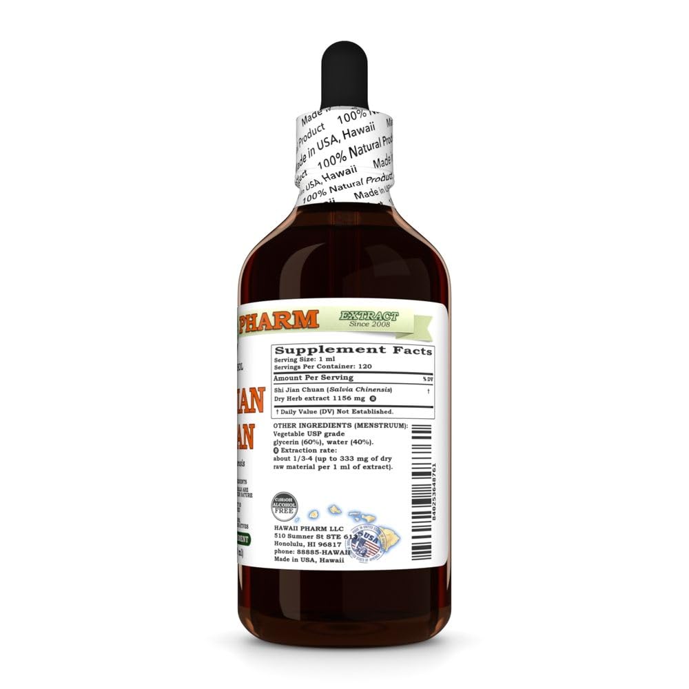 Hawaii Pharm Shi Jian Chuan (Salvia chinensis) Herb Alcohol-Free