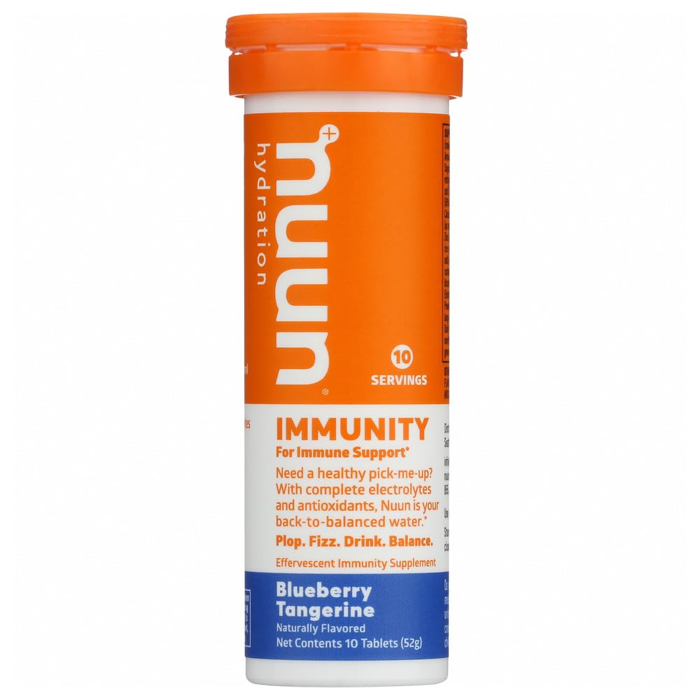 Nuun Immunity Blueberry Tangerine Electrolyte Tablets - 20 Count