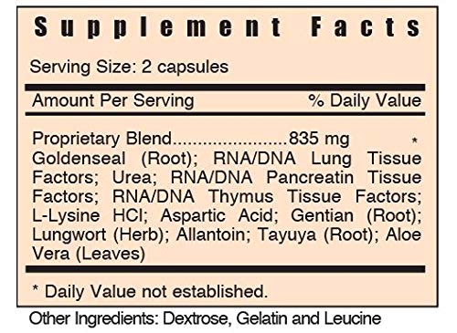 Systemic Formulas Bio Function R Lung #80 - 60 Capsules - image 2