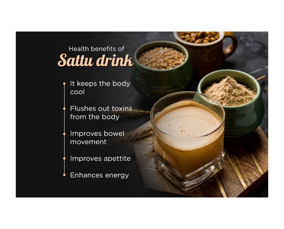 GHOTARAM Natural Barley Sattu Powder - 240g - image 3