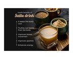 GHOTARAM Barley Sattu Powder Traditional Cooling Drink - 240g - image 3