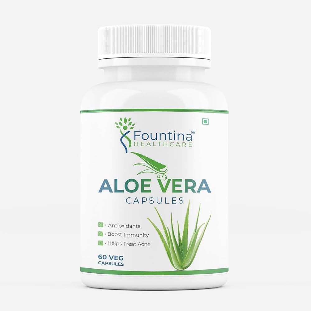 FOUNTINA Aloe Vera Capsules - 60 Capsules