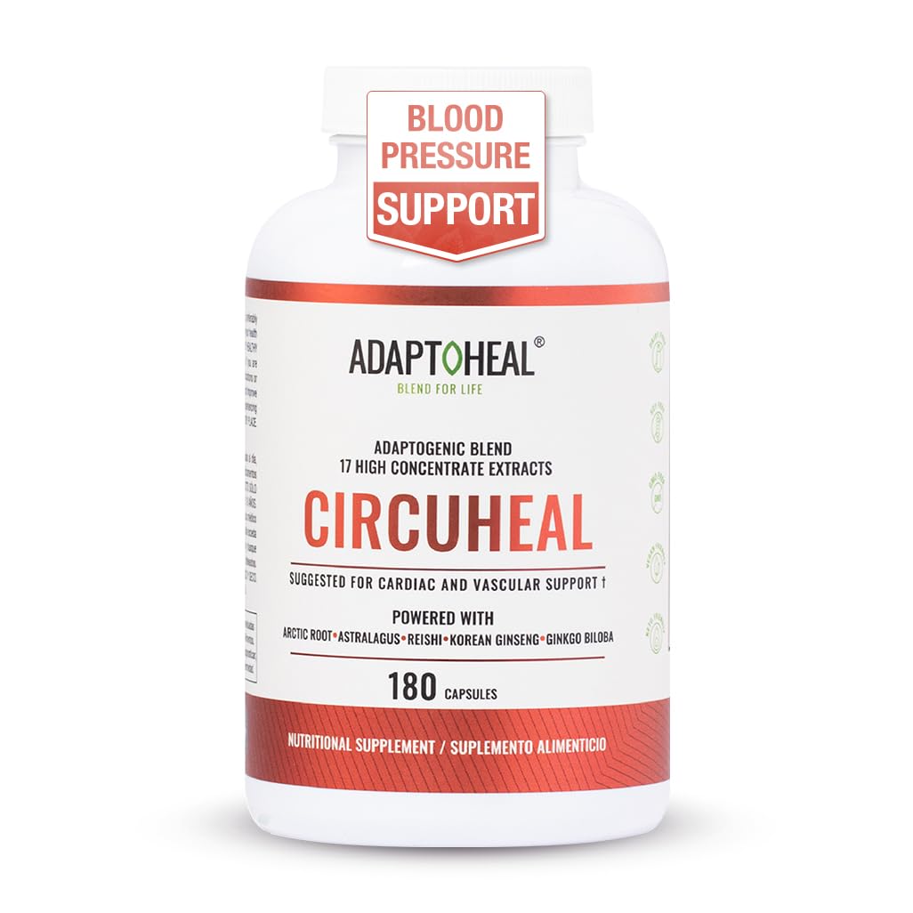 ADAPTOHEAL Circuheal Circulatory Support Ginkgo Astragalus - 180 Capsules
