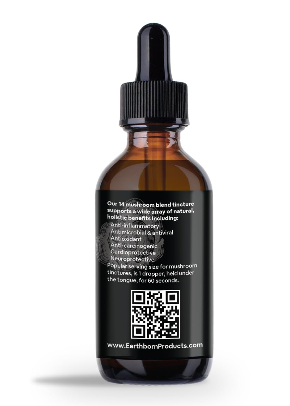 Earthborn Products Organic Mushroom Blend - 14 Species - 2 oz - image 4