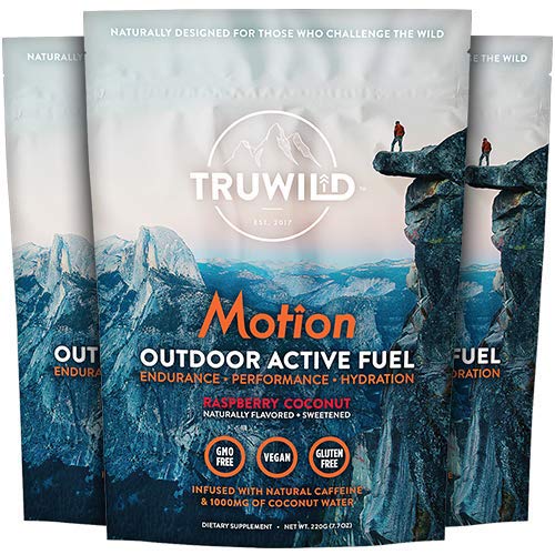 TruWild Motion All Natural Pre Workout Powder Drink Mix for Men