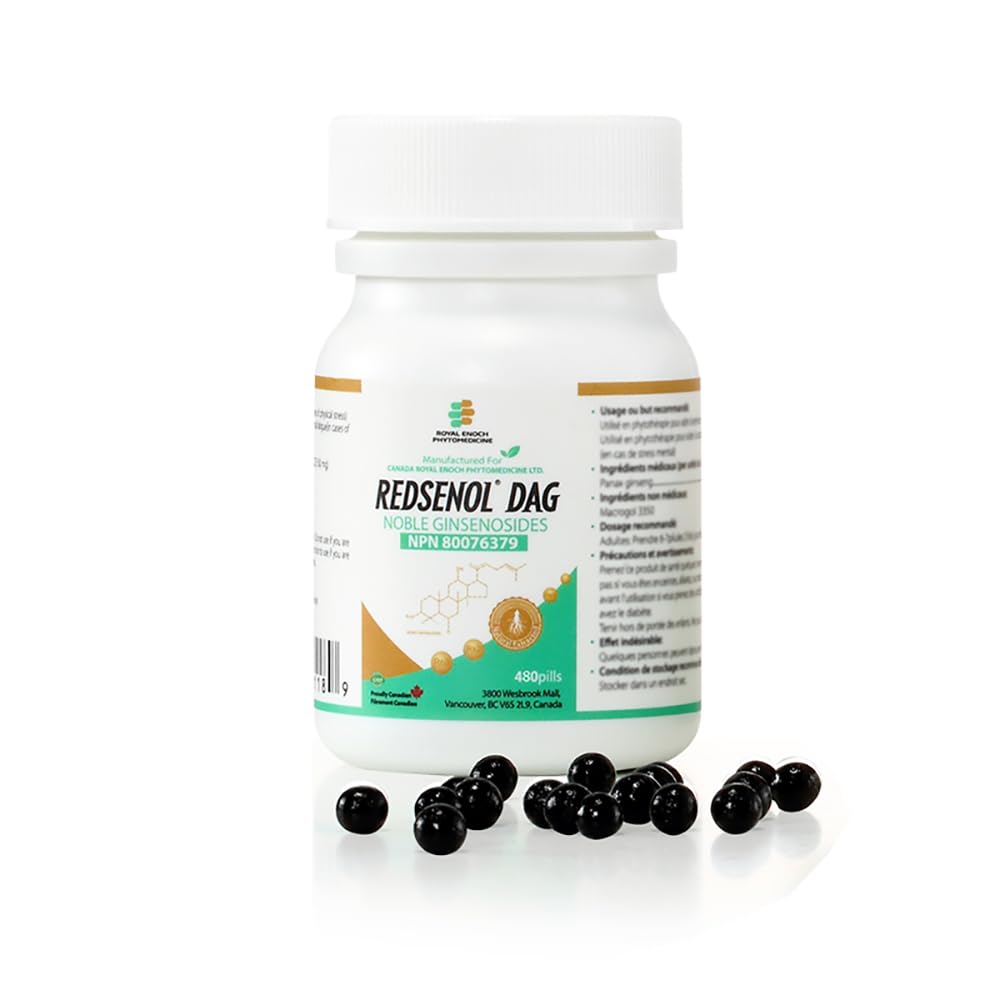 REDSENOL DAG Sublingual Ginseng Extract - 960 Pills