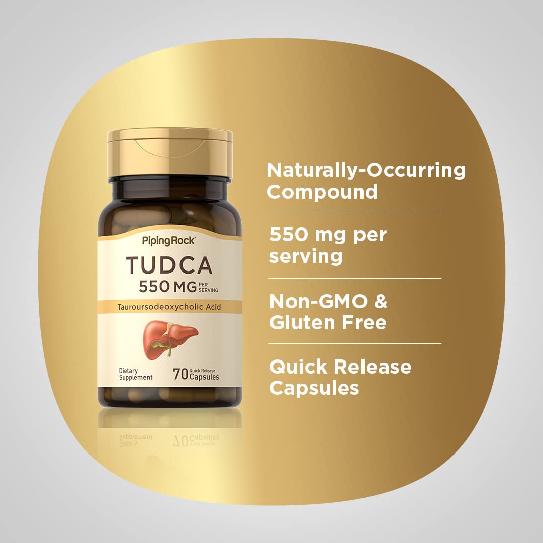 Piping Rock Tudca Supplement 550mg - 70 Capsules - image 4