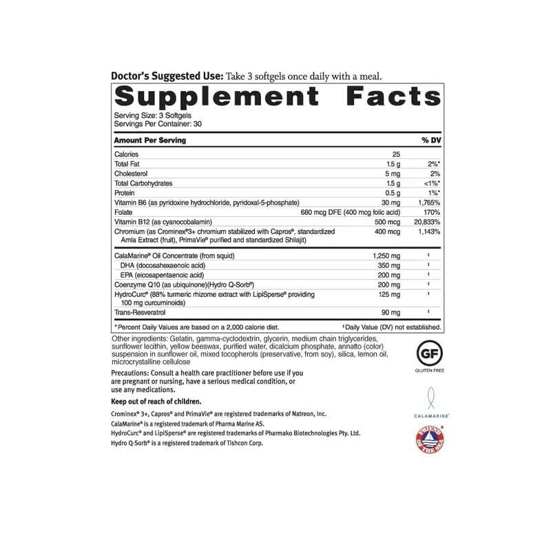 Dr. Sinatra Omega Q Plus PRO CoQ10 200mg Cardiovascular Support - 90 Softgels - image 2