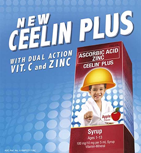 HOPESO Ceelin Plus Ascorbic Acid and Zinc Syrup - 2 x 120ml