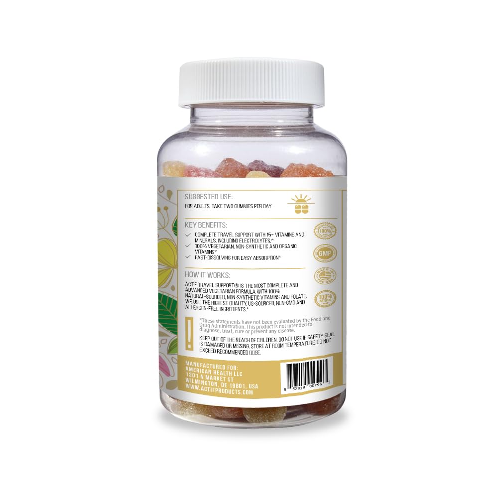 ACTIF Travel Mega Support Multivitamin - 90 Gummies - image 2