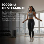 Generic Vitamin D3 10000 IU Chewable Tablets Orange Flavour - 60 Tablets - image 5