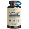 VINATURA Magnesium Glycinate Sleep Aid with Melatonin - 120 Capsules