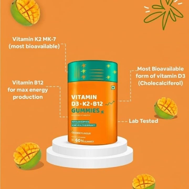 Goldy Vitamin D3 with K2 MK7 Gummies - 30 Vegan Gummies - image 3