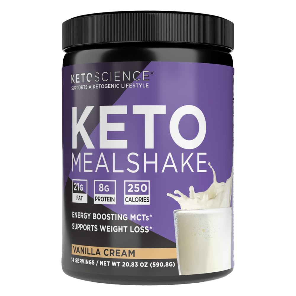 Keto Science Ketogenic Meal Shake Chocolate Dietary Supplement