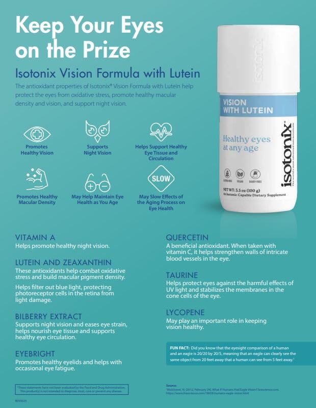 Isotonix Vision Formula with Lutein Eye Supplement - 30 Servings - image 2