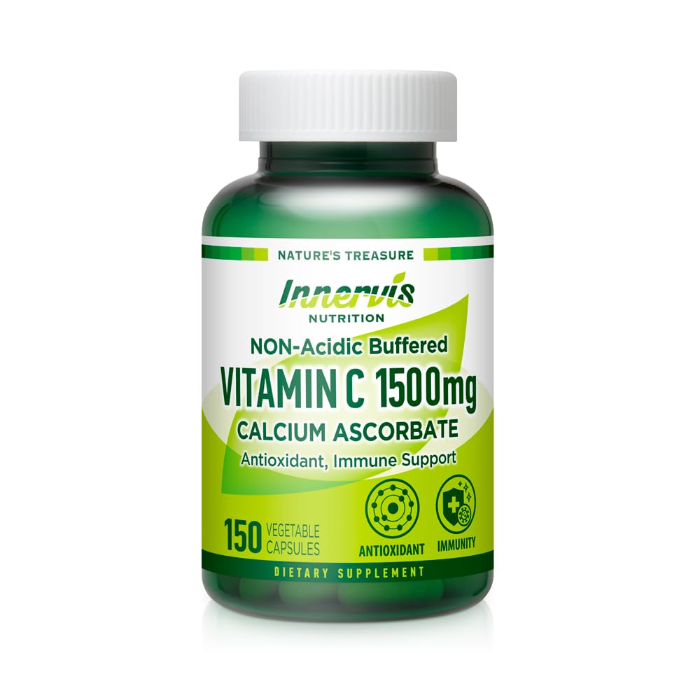 Innervis Nutrition Buffered Vitamin C 1500mg Immune Support