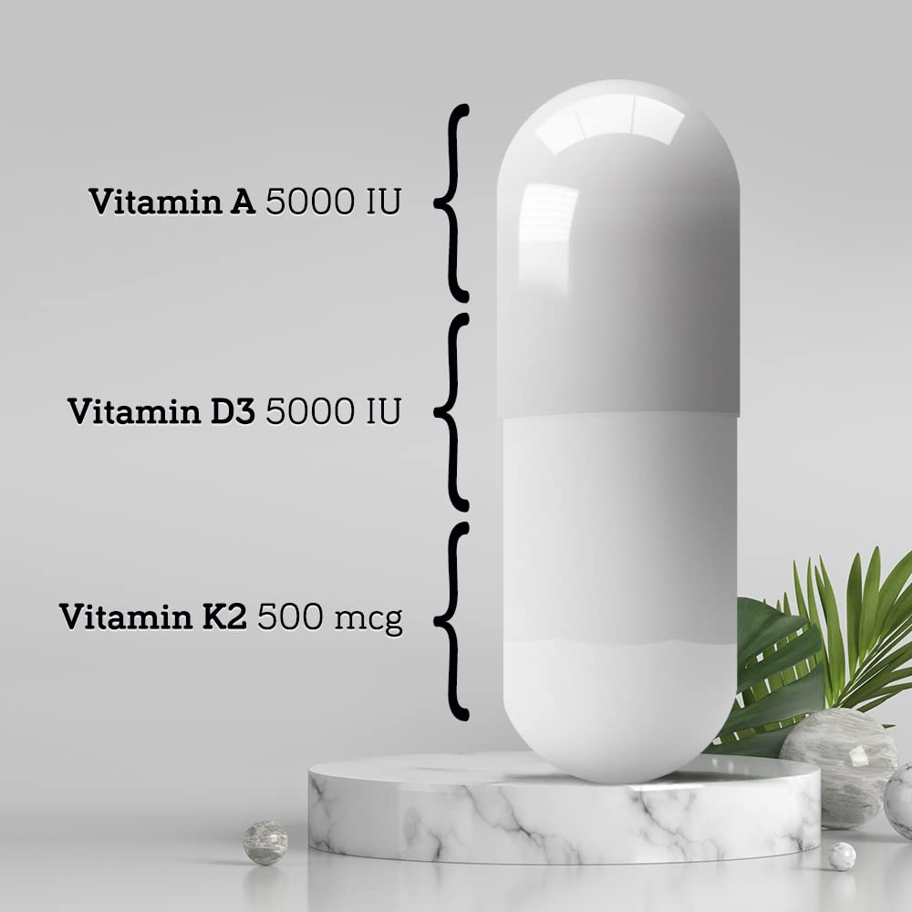 Doctors Scientific Organica DSO ADK Vitamin D3 K2 A - 90 Capsules - image 2
