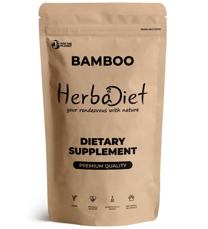 Herbadiet Bamboo Extract Powder Silica for Hair & Nails - 50g