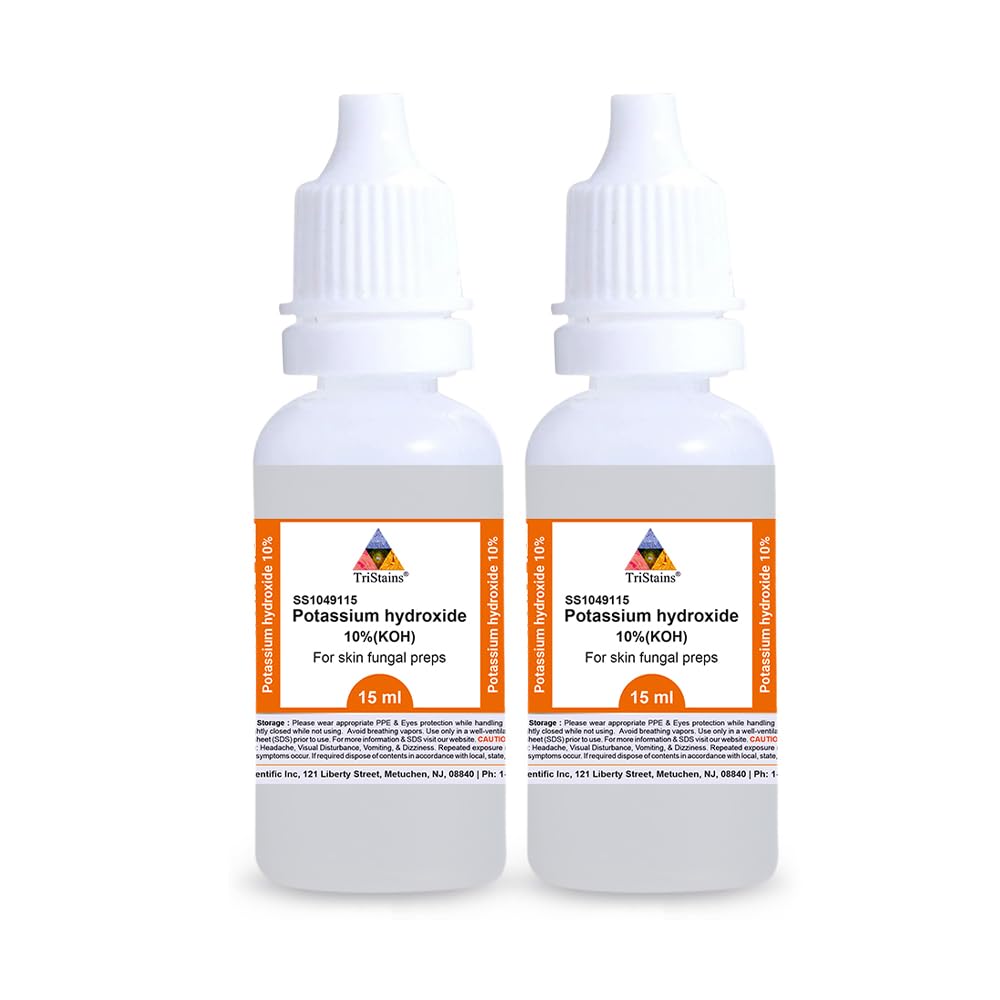 Dawn Scientific Potassium Hydroxide KOH 10% Solution - 2x15mL