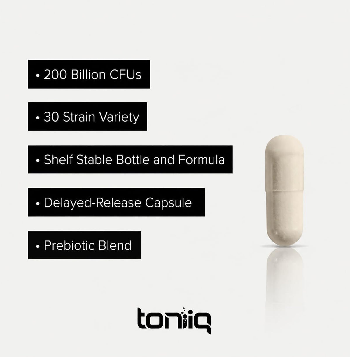 Toniiq 200 Billion CFU Probiotic Supplement - 60 Capsules - image 4