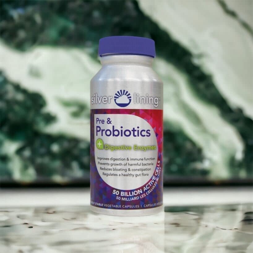 Generic Silver Lining Pre & Probiotics + Digestive Enzymes