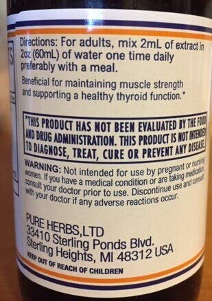 Pure Herbs Bladderwrack Liquid - 4 fl oz - image 4