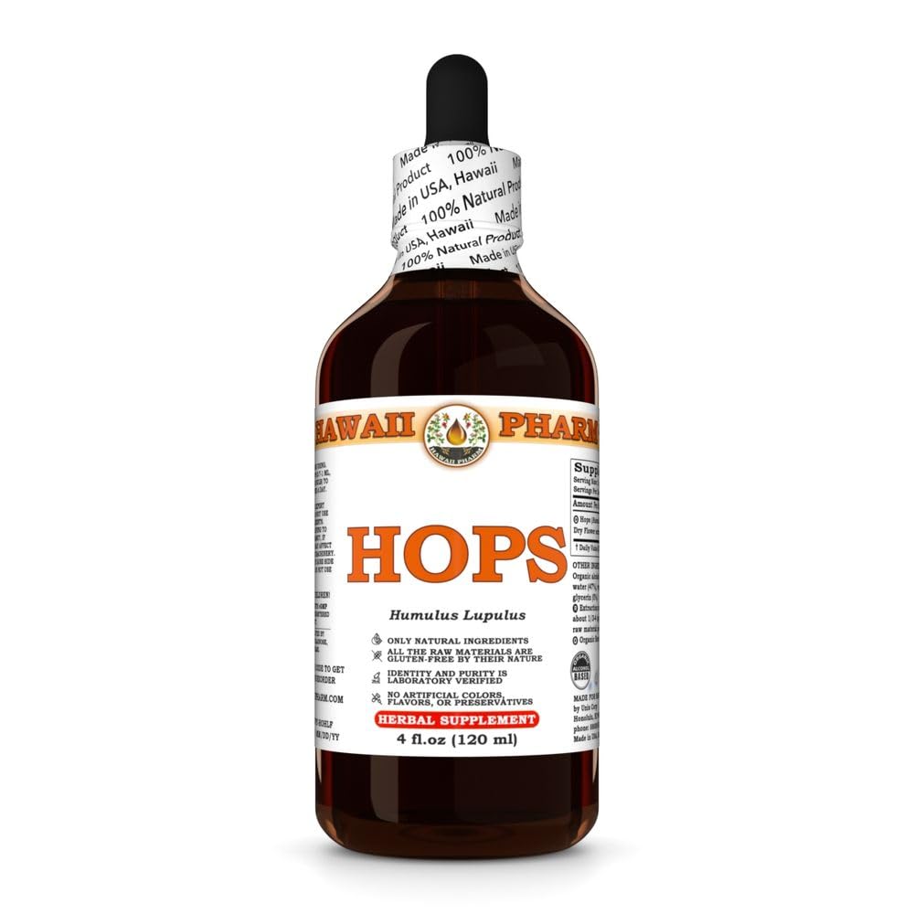 Hawaii Pharm Hops Liquid Extract - 4 fl oz (Pack of 4) - image 2