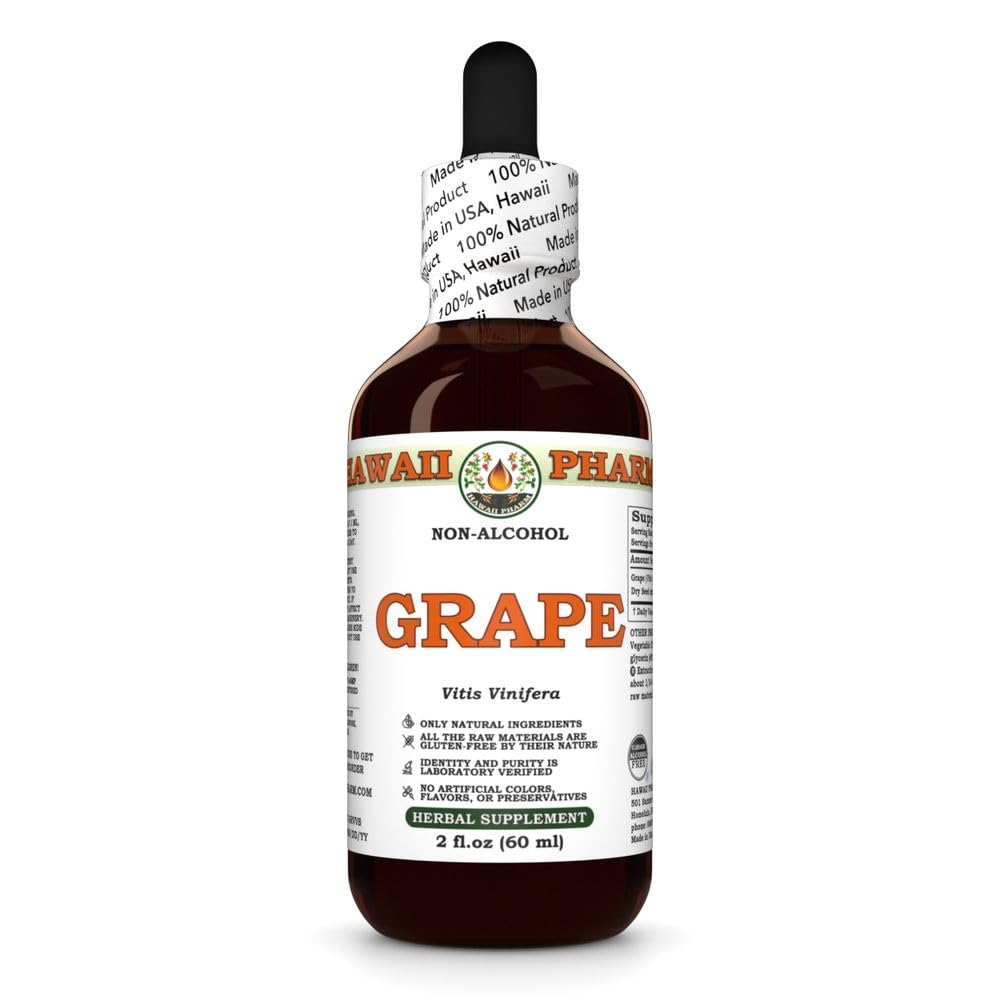Hawaii Pharm Grape (Vitis vinifera) Seed Alcohol-Free Extract