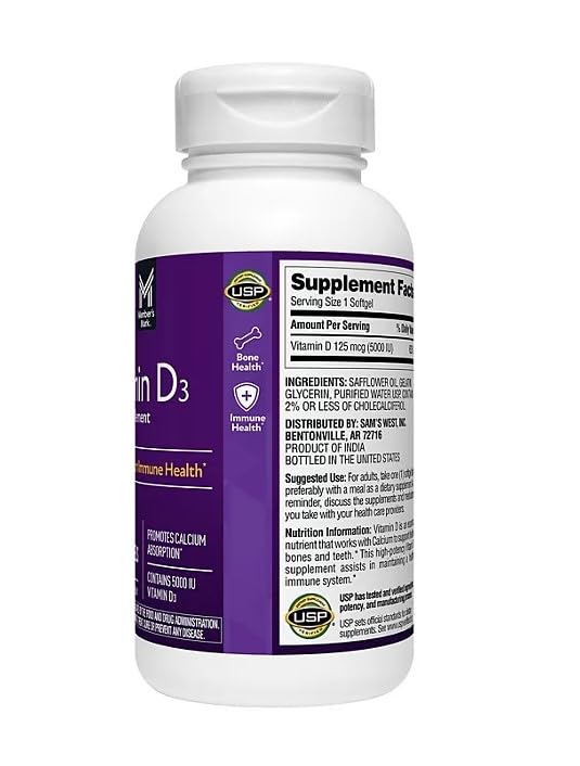 Generic Vitamin D3 125 mcg Softgels - 400 Count - image 4