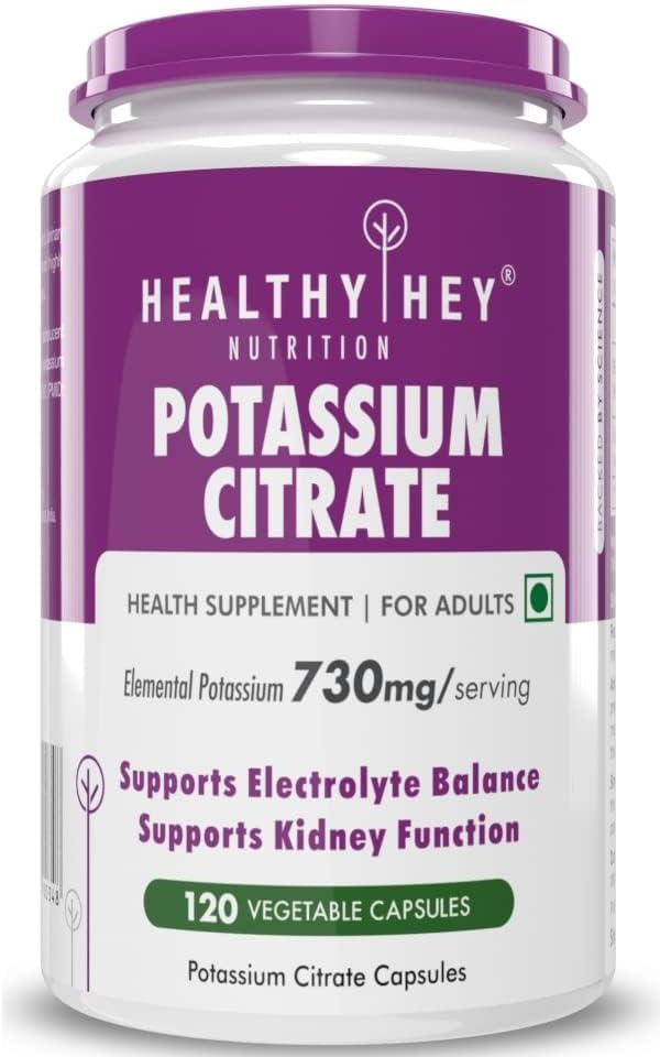 Generic Potassium Citrate 730mg - 120 Vegetarian Capsules