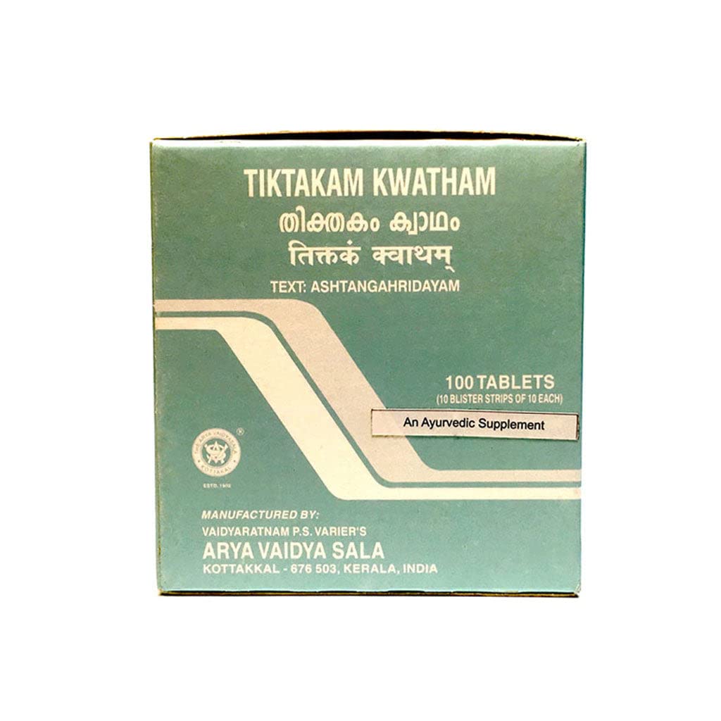 Kottakkal Tiktakam Kwatham Ayurvedic Tablet - 1 Box